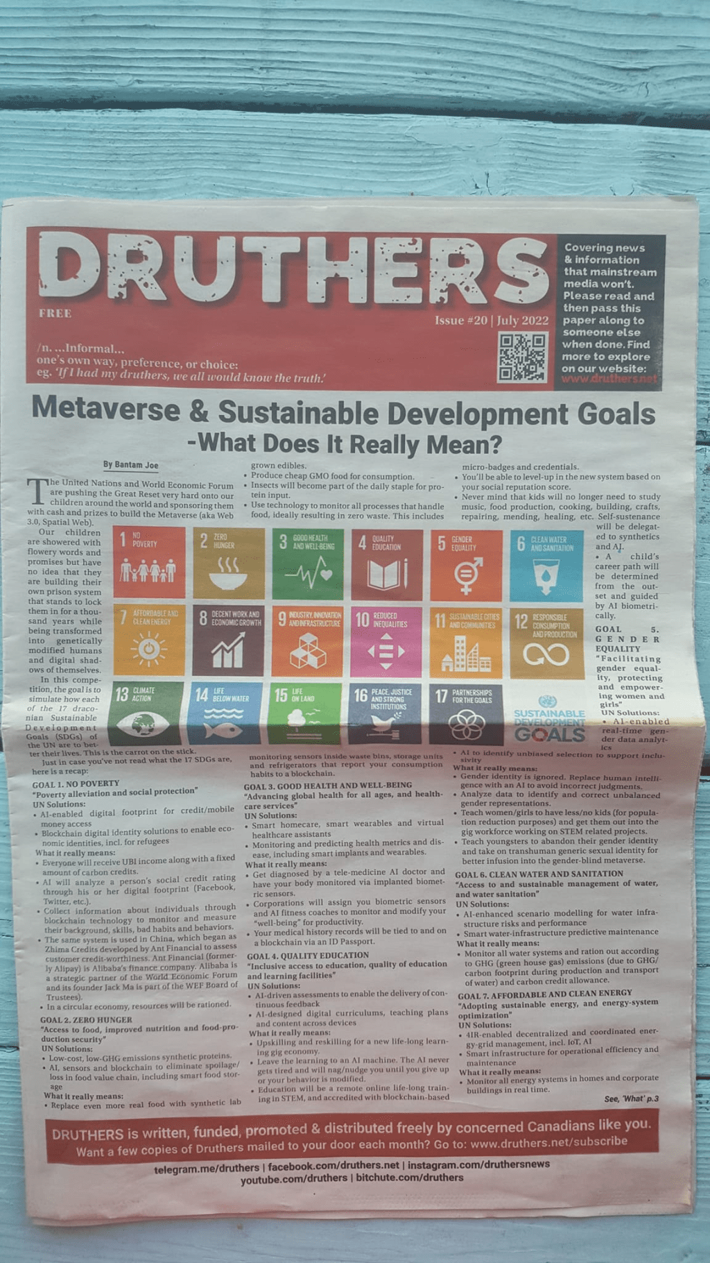 Honored to be Published on Druthers&nbsp;Newspaper